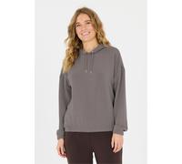 Kapuzensweatshirt ATHLECIA "NAMIER W", Damen, Gr. 32, grün, 51% Polyester, 44% Modal, 5% Elasthan, unifarben, kurz, ohne Ausschnitt, Sweatshirts, mit hohem Modal-Anteil (74326062-32) grün