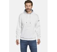 Kapuzensweatshirt BABISTA "Sweatshirt ELEGANZARA", Herren, Gr. L, weiß (wollweiß), Obermaterial: 60% Baumwolle CO. 40% Polyester COOLMAX PES(Coolmax)., Sweatshirts (92665627-L) wollweiß