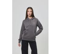 Kapuzensweatshirt BENCH. "REION_HOODY", Damen, Gr. 42, schwarz (charcoal), Sweatware, Obermaterial: 60% Baumwolle, 40% Polyester, bedruckt, Rundhals, Rippbündchen, Sweatshirts (30508943-42) charcoal