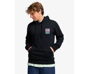 Kapuzensweatshirt BILLABONG "STAMP PO", Herren, Gr. L, schwarz, Obermaterial: 80% Baumwolle, 20% Polyester, Sweatshirts, sportlicher Stil, für Erwachsene, aus Baumwolle und Polyester (33169928-L) schw