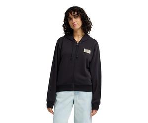 Kapuzensweatshirt BILLABONG "Zip Family", Damen, Gr. S, schwarz, Obermaterial: 55% Walkfrottier, 25% Walkfrottier, 20% Microfaser;, Sweatshirts (72568730-S) schwarz