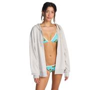 Kapuzensweatshirt BILLABONG "Zip Family", Damen, Gr. XL, grau heather, Obermaterial: 55% Walkfrottier, 25% Walkfrottier, 20% Microfaser;, Sweatshirts (33030117-XL) grau heather