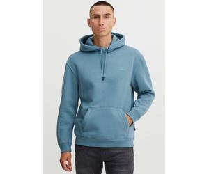 Kapuzensweatshirt BLEND "BHDownton Hood sweatshirt", Herren, Gr. L, blau, Sweatware, Obermaterial: 50% Baumwolle, 50% Polyester, bedruckt, slim fit normal, Rundhals, Bündchen, Sweatshirts (76529303-L)