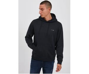 Kapuzensweatshirt BLEND "BHDownton Hood sweatshirt", Herren, Gr. XXL, schwarz, Sweatware, Obermaterial: 50% Baumwolle, 50% Polyester, bedruckt, slim fit normal, Rundhals, Bündchen, Sweatshirts (984406