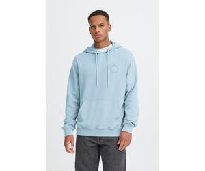 Kapuzensweatshirt BLEND "BHFACTOR HOOD SWEATSHIRT", Herren, Gr. M, faded denim, Sweatware, Obermaterial: 100% Baumwolle, unifarben, regular fit normal, ohne Ausschnitt, Rippbündchen, Sweatshirts, aus