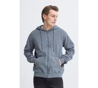 Kapuzensweatshirt BLEND "BHFACTOR ZP HOOD SWEATSHIRT", Herren, Gr. XL, iron gate, Sweatware, Obermaterial: 100% Baumwolle, unifarben, regular fit normal, ohne Ausschnitt, Sweatshirts (17714852-XL) iro