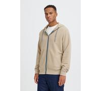 Kapuzensweatshirt BLEND "BHJUMA PIQUE ZIPP SWEAT", Herren, Gr. L, winter twig, Sweatware, Obermaterial: 87% Baumwolle, 13% Polyester, unifarben, regular fit normal, ohne Ausschnitt, Rippbündchen, Swea