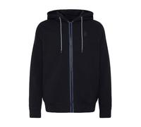 Kapuzensweatshirt BLEND "BHJUMA PIQUE ZIPP SWEAT", Herren, Gr. XL, schwarz beauty, Sweatware, Obermaterial: 87% Baumwolle, 13% Polyester, unifarben, regular fit normal, ohne Ausschnitt, Rippbündchen,