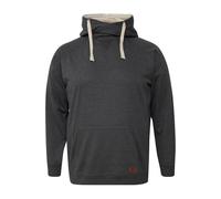 Blend BHSales Herren Kapuzenpullover Big & Tall Hoodie Vintage Pullover mit Kapuze Große Größen bis 6XL Kängurutasche Baumwollmischung Regular fit, Größe:4XL, Farbe:Charcoal Mix (200278)