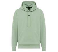 Kapuzensweatshirt BOSS GREEN "Sly Zone", Herren, Gr. M, open grün357, Sweatware, Obermaterial: 62% Baumwolle, 33% Polyester, 5% Elasthan, unifarben, regular fit normal, Rundhals, Bündchen, Sweatshirts