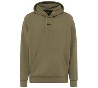 Kapuzensweatshirt BOSS GREEN "Sly Zone", Herren, Gr. S, schwarz beige257, Sweatware, Obermaterial: 62% Baumwolle, 33% Polyester, 5% Elasthan, unifarben, regular fit normal, Rundhals, Bündchen, Sweatsh