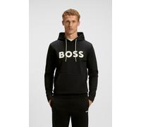 Kapuzensweatshirt BOSS GREEN "Soody Zone", Herren, Gr. M, schwarz002, Sweatware, Obermaterial: 62% Baumwolle, 33% Polyester, 5% Elasthan, unifarben, regular fit normal, Rundhals, Bündchen, Sweatshirts