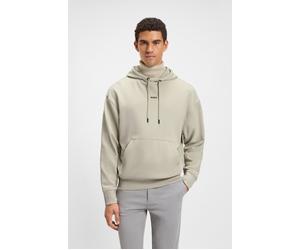 Kapuzensweatshirt BOSS ORANGE "WeSmallhood", Herren, Gr. M, beige (light beige271), Sweatware, Obermaterial: 100% Baumwolle, regular fit normal, hoch geschlossener Ausschnitt, weit Bündchen, Sweatshir