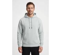 Kapuzensweatshirt BOSS ORANGE "WeSmallhood", Herren, Gr. M, grau (silber043), Sweatware, Obermaterial: 100% Baumwolle, regular fit normal, hoch geschlossener Ausschnitt, weit Bündchen, Sweatshirts, mi