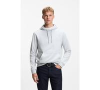 Kapuzensweatshirt BOSS ORANGE "Wetalk", Herren, Gr. 6XL, grau (light, pastel grau053), Sweatware, Obermaterial: 100% Baumwolle, regular fit hüftlang, hoch geschlossener Ausschnitt, weit Bündchen, Swea
