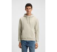 Kapuzensweatshirt BOSS ORANGE "Wetalk", Herren, Gr. S, beige (271_light_beige), Sweatware, Obermaterial: 100% Baumwolle, unifarben, regular fit hüftlang, hoch geschlossener Ausschnitt, weit Bündchen,
