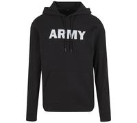Kapuzensweatshirt BRANDIT "Brandit Army Hoody", Herren, Gr. 4XL, schwarz, 50% Polyester, 50% Baumwolle, bedruckt, Rundhals, Sweatshirts (81370219-4XL) schwarz