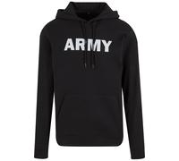 Kapuzensweatshirt BRANDIT "Brandit Army Hoody", Herren, Gr. XL, schwarz, 50% Polyester, 50% Baumwolle, bedruckt, Sweatshirts (81370219-XL) schwarz
