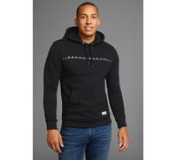 Kapuzensweatshirt BRUNO BANANI, Herren, Gr. XXL (60/62), blau (schwarz), Obermaterial: 60% Baumwolle, 40% Polyester, normal, Sweatshirts, mit modernem Logodruck (22457247-XXL) schwarz