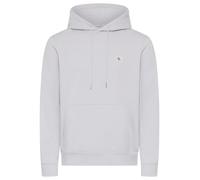 Kapuzensweatshirt CALVIN KLEIN JEANS "400GSM TERRY BADGE HOODIE", Herren, Gr. L, marble gray, Sweatware, Obermaterial: 100% Baumwolle, lässig geschnitten normal, Rundhals, eingesetzt Rippbündchen, Swe