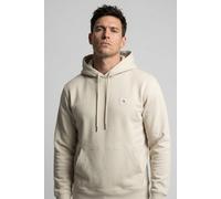 Kapuzensweatshirt CALVIN KLEIN JEANS "400GSM TERRY BADGE HOODIE", Herren, Gr. XXL, oatmeal, Sweatware, Obermaterial: 100% Baumwolle, lässig geschnitten normal, Rundhals, eingesetzt Rippbündchen, Sweat