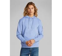 Kapuzensweatshirt CALVIN KLEIN JEANS "BADGE HOODIE", Herren, Gr. XL, tempest, Sweatware, Obermaterial: 100% Baumwolle, casual, regular fit, Langarm Bündchen, Sweatshirts, mit Logopatch (33406801-XL) t