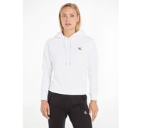 Calvin Klein Damen Sweatshirt Ck Embroidery mit Kapuze, Weiß (Bright White), 3XL