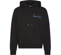 Kapuzensweatshirt CALVIN KLEIN JEANS "GRAPHIC HOODIE", Herren, Gr. XL, schwarz, Sweatware, Obermaterial: 100% Baumwolle, unifarben, regular fit normal, Rundhals, eingesetzt Rippbündchen, Sweatshirts,