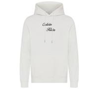 Kapuzensweatshirt CALVIN KLEIN JEANS, Herren, Gr. L, tofu, Sweatware, Obermaterial: 100% Baumwolle, unifarben, regular fit normal, Rundhals, Bündchen, Sweatshirts, Stickerei, Regular Fit, reine Baumwo