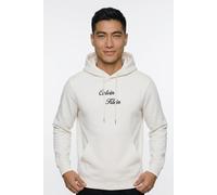 Kapuzensweatshirt CALVIN KLEIN JEANS, Herren, Gr. M, beige (tofu), Sweatware, Obermaterial: 100% Baumwolle, unifarben, regular fit normal, Rundhals, Bündchen, Sweatshirts, Stickerei, Regular Fit, rein