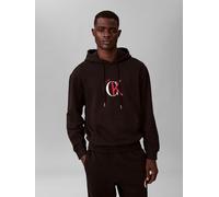 Kapuzensweatshirt CALVIN KLEIN JEANS, Herren, Gr. XXL, schwarz, Sweatware, Obermaterial: 100% Baumwolle, unifarben, regular fit normal, Rundhals, eingesetzt Bündchen, Sweatshirts, Regular fit mit Kapu