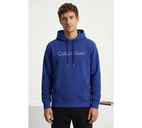 Kapuzensweatshirt CALVIN KLEIN "LS EU 350TERRY HOODIE", Herren, Gr. L, blau majesty, Sweatware, Obermaterial: 92% Baumwolle, 8% Polyester, unifarben, regular fit normal, Rundhals, eingesetzt Rippbündc