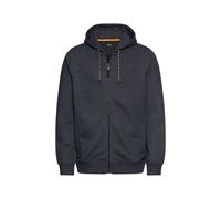 Kapuzensweatshirt CAMEL ACTIVE, Herren, Gr. L, grau (schwarz navy), Sweatware, Obermaterial: 60% Baumwolle, 40% Polyester, unifarben, normal hüftbedeckend, Rundhals, Flachstrickbündchen, Sweatshirts,