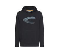 Kapuzensweatshirt CAMEL ACTIVE, Herren, Gr. M, schwarz navy, Sweatware, Obermaterial: 100% Baumwolle, bedruckt, normal, Rundhals, Rippbündchen, Sweatshirts, mit Kapuze, Logo-Print, Baumwolle (51916815