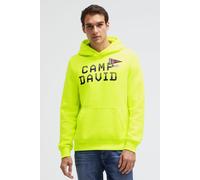 Kapuzensweatshirt CAMP DAVID, Herren, Gr. 3XL, grün, Sweatware, Material: 60% Polyester, 40% Baumwolle, bedruckt, regular fit normal, Rundhals, eingesetzt Rippbündchen, Sweatshirts, mit Rippbündchen (