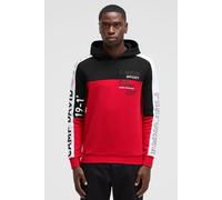 Camp David Herren Hoodie aus Interlock mit Colour-Blocking Black, XXXL