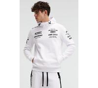 Kapuzensweatshirt CAMP DAVID, Herren, Gr. 3XL, weiß, Jersey, Material: 70% Baumwolle, 30% Polyester, bedruckt, regular fit normal, Rundhals, eingesetzt Rippbündchen, Sweatshirts, mit Taschen (15004816