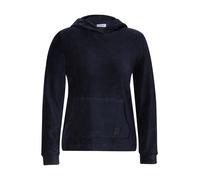 Kapuzensweatshirt CECIL, Damen, Gr. M (40), blau (urban dunkelblau), Cord, Obermaterial: 78% Baumwolle, 18% Polyester, 4% Elasthan, unifarben, hüftlang, Rundhals, Bündchen, Sweatshirts, Cord-Qualität,
