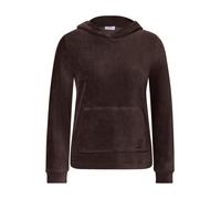 Kapuzensweatshirt CECIL, Damen, Gr. XL (44), braun (truffle braun), Cord, Obermaterial: 78% Baumwolle, 18% Polyester, 4% Elasthan, hüftlang, Rundhals, Bündchen, Sweatshirts, Cord-Qualität, mit Elastha