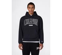 Kapuzensweatshirt CHAMPION "COLLEGE Relax Fit Fleece Hoodie", Herren, Gr. M, nbk, Obermaterial: 85% Baumwolle, 15% Polyester, normal, Rundhals, Sweatshirts, mit Kordelverschluss, sportlicher Stil, Run