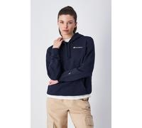 Kapuzensweatshirt CHAMPION, Damen, Gr. L (42/44), schwarz (nny), Jersey, Obermaterial: 70% Baumwolle, 30% Polyester, unifarben, Sweatshirts Kapuzensweatshirt (62770629-L)