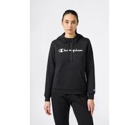 Kapuzensweatshirt CHAMPION, Damen, Gr. M (40), schwarz (nbk, ns), Obermaterial: 55% Baumwolle, 45% Polyester, Sweatshirts Kapuzensweatshirt (19242944-M)