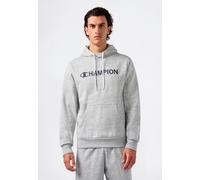 Kapuzensweatshirt CHAMPION "Graphic Hoodie", Herren, Gr. XL (56/58), grau (noxm), Obermaterial: 55% Baumwolle, 45% Polyester, Sweatshirts, mit Kapuze, aus Baumwolle und Polyester, in den Größen S bis