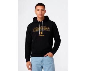 Kapuzensweatshirt CHAMPION "Graphic Terry Hoodie", Herren, Gr. S, nbk, Obermaterial: 55% Baumwolle, 45% Polyester, normal, Rundhals, Sweatshirts, mit Rundhalsausschnitt, aus Baumwolle und Polyester (9