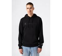 Kapuzensweatshirt CHAMPION "Hooded Sweatshirt", Herren, Gr. M (48/50), schwarz (nbk), Obermaterial: 70% Baumwolle, 30% Polyester, Sweatshirts (24804347-M) nbk