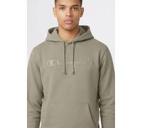 Kapuzensweatshirt CHAMPION "ICONS TONAL Terry Hoodie with Big Logo", Herren, Gr. XL, beige (mdg), Obermaterial: 70% Baumwolle, 30% Polyester, Sweatshirts, mit Kapuze, Langarm-Design, aus Baumwolle und