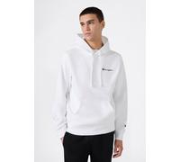 Kapuzensweatshirt CHAMPION "SPORTWEAR HOODIE Standard Fit", Herren, Gr. XL (56/58), weiß (wht, ns), Obermaterial: 70% Baumwolle, 30% Polyester, Sweatshirts, mit aufgerautem Innenfutter, aus Baumwoll-P
