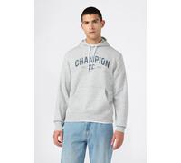 Kapuzensweatshirt CHAMPION "SPORTWEAR HOODIE Standard Fit", Herren, Gr. XXL, grau (noxm), Obermaterial: 55% Baumwolle, 45% Polyester, Sweatshirts, Langarm-Ausführung, aus Baumwolle und Polyester, Stan