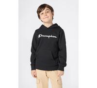 Kapuzensweatshirt CHAMPION "SPORTWEAR HOODIE Standard Fit", Jungen, Gr. L (152/158), nbk, ns, Obermaterial: 54% Baumwolle, 46% Polyester, normal, Rundhals, Sweatshirts, für Kinder (88760913-L) nbk, ns