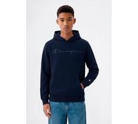Kapuzensweatshirt CHAMPION "SPORTWEAR HOODIE Standard Fit", Jungen, Gr. L, blau (nny), Obermaterial: 73% Baumwolle, 27% Polyester, Sweatshirts, für Kinder, mit Kapuze, aus Baumwolle und Polyester, Sta